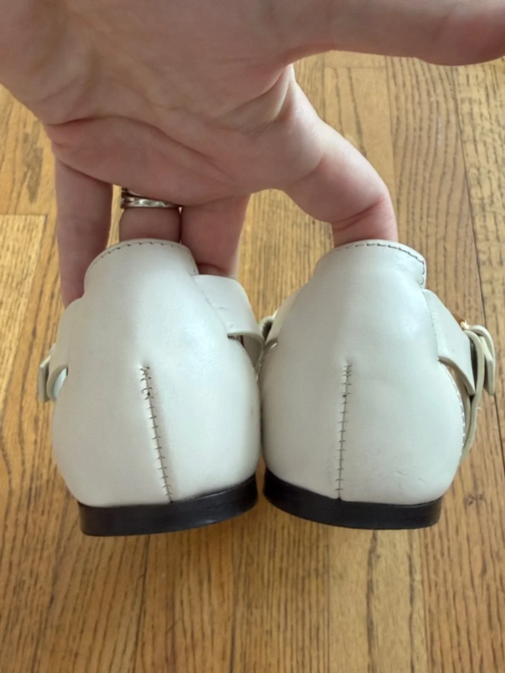 Emme Parsons Ernest Fisherman Shoe Calfskin Ivory size 40 / 9-9.5
